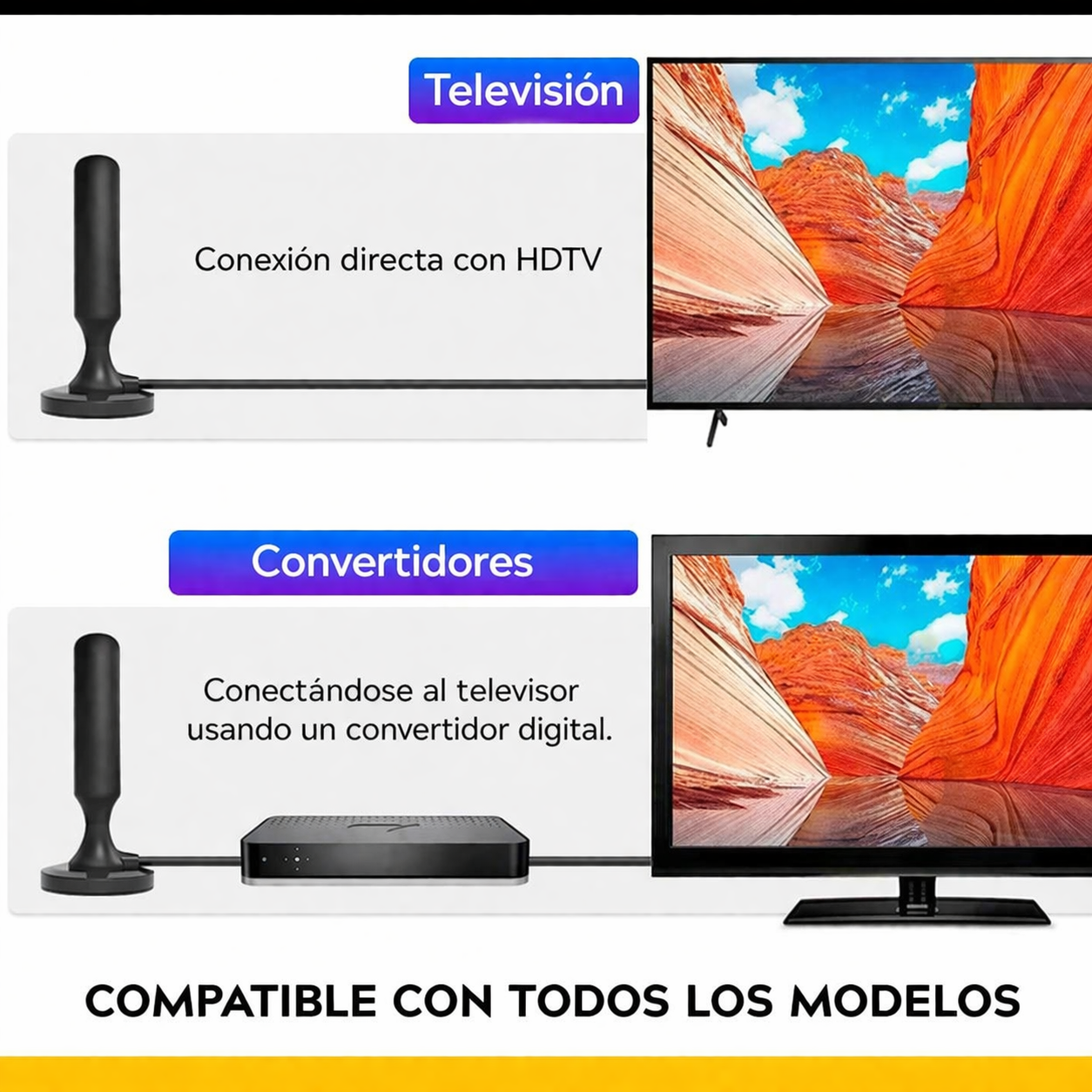 Antena de TV HD